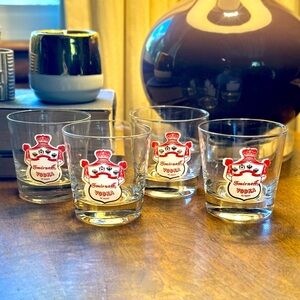 Vintage Cocktail Glass Set